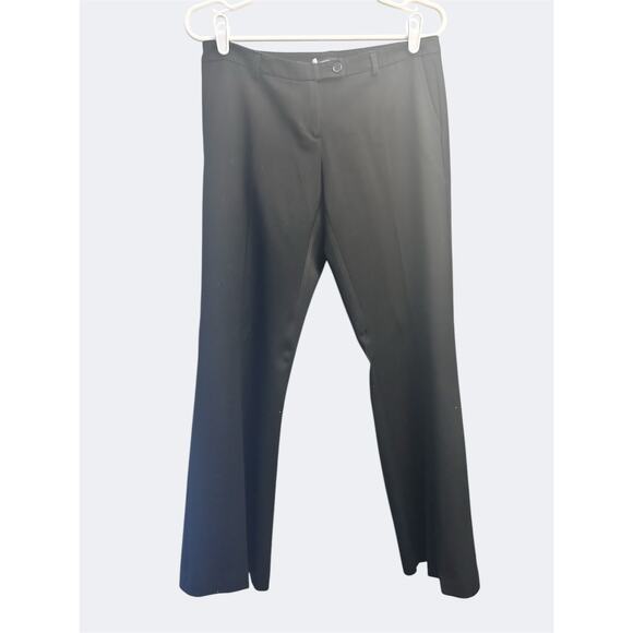 Options Black Italian Trouser Wide Leg Pants Sz M - Picture 7 of 7